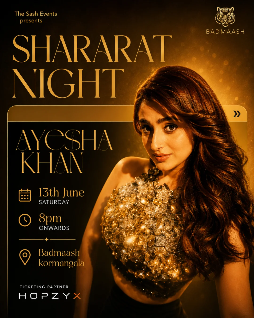 SHARARAT NIGHT ft. AYESHA KHAN 🔥