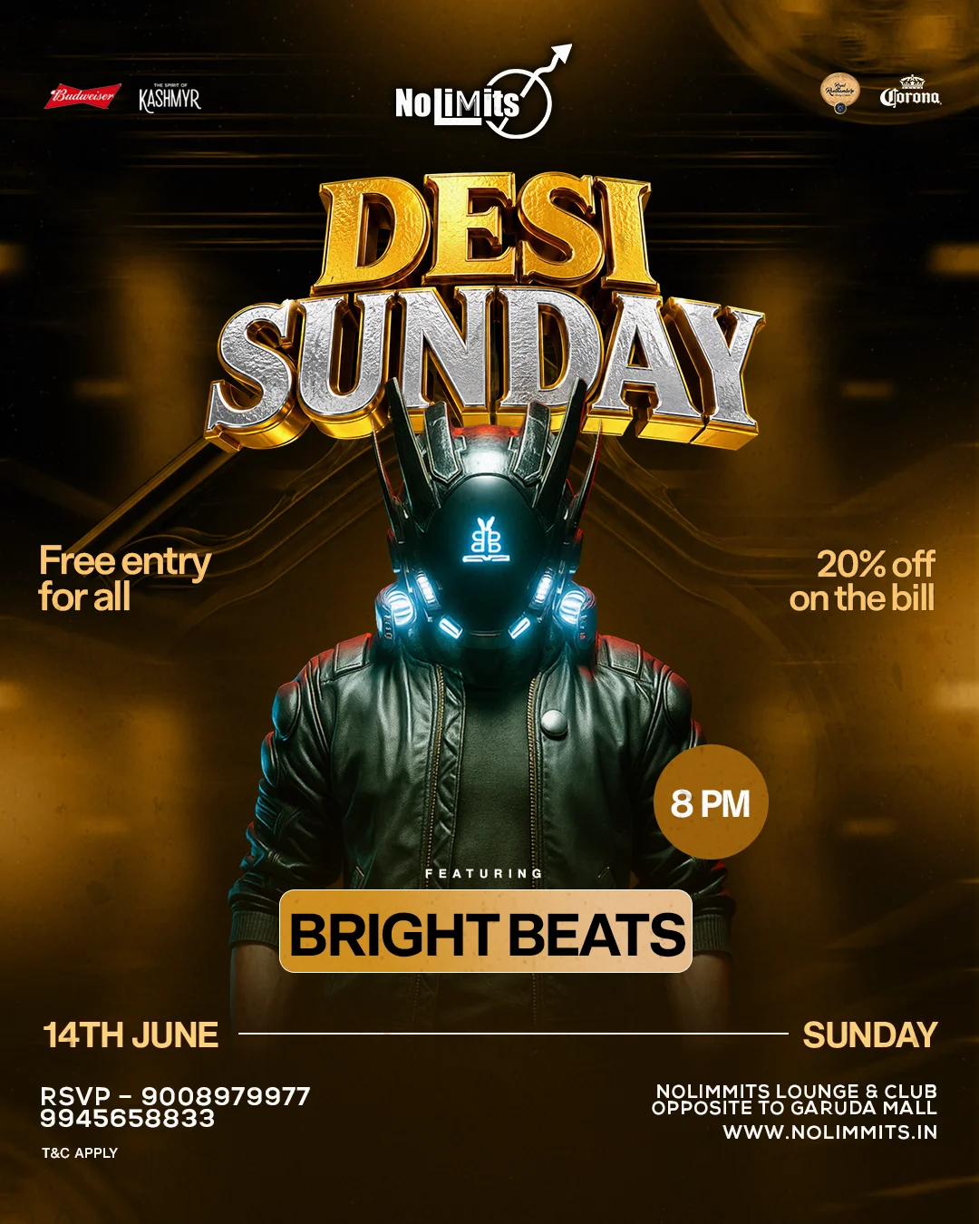 DESI SUNDAY FT. BRIGHT BEATS 