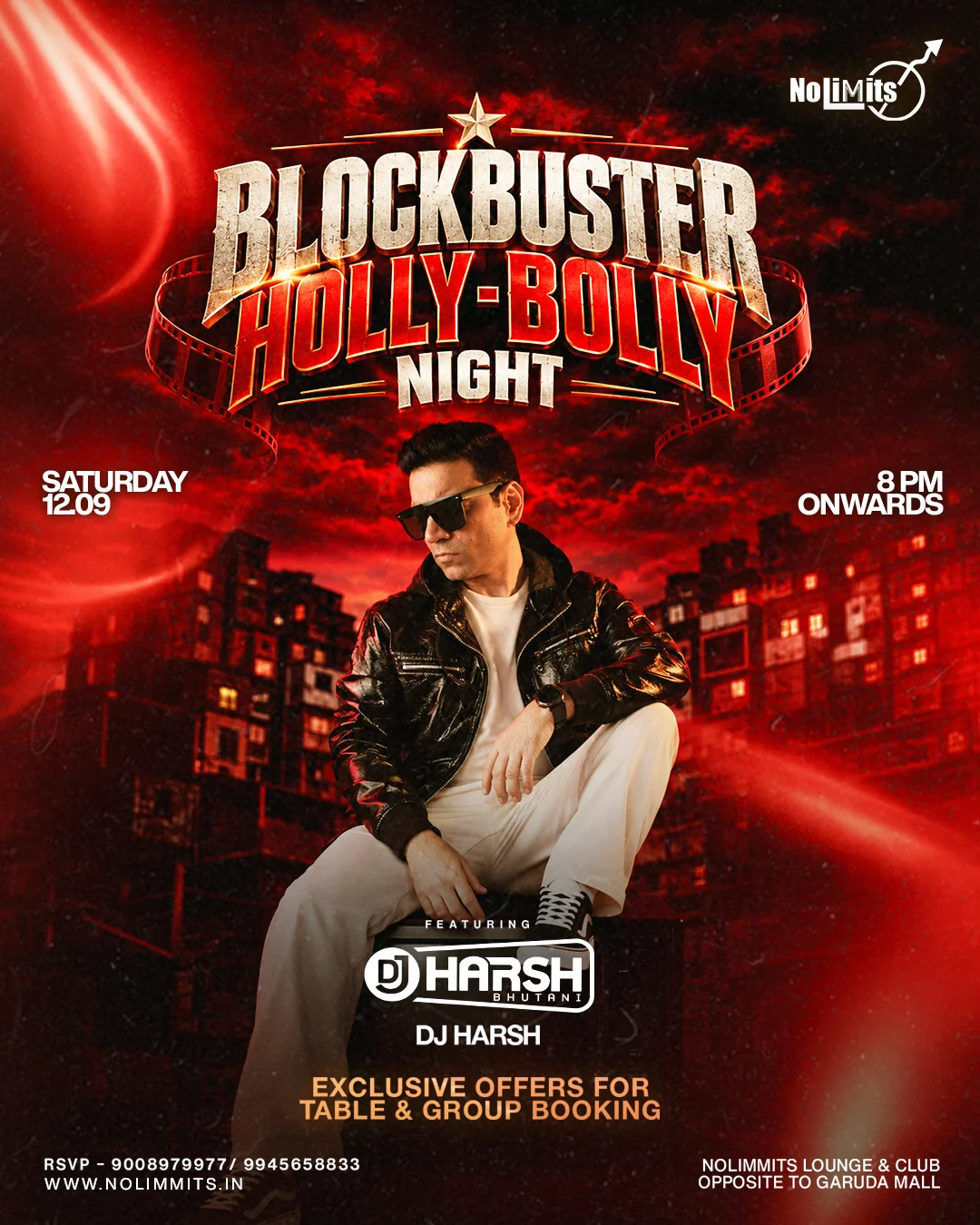 BLOCKBUSTER HOLLY-BOLLY NIGHT FT. DJ HARSH BHUTANI & DJ HARSH
